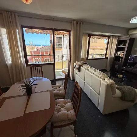 3 Junto A Playa Postiguet Con Terraza By Turihome Lejlighed