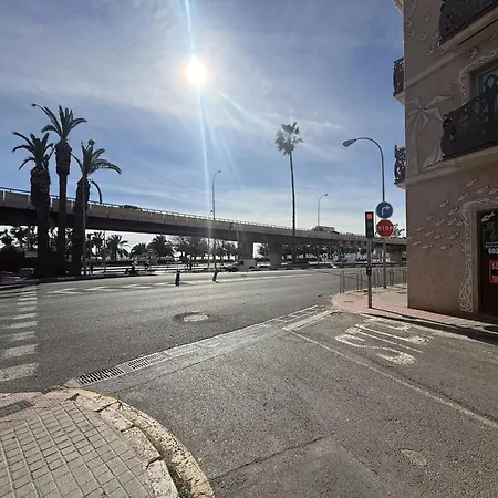 Apartamento 3 Junto A Playa Postiguet Con Terraza By Turihome Alicante